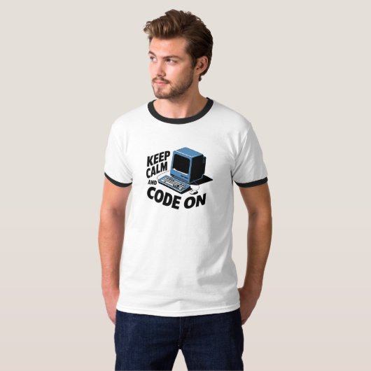 T-shirt Conserver le marquage et le code (Devant entier)