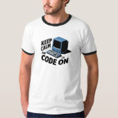 T-shirt Conserver le marquage et le code (Devant)