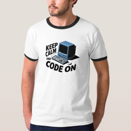 T-shirt Conserver le marquage et le code (Devant)