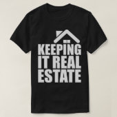 T-shirt conserver l'immobilier (Design devant)