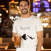 T-shirt Conserver Noir Moderne En Simple