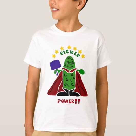 T-shirt Conserves au vinaigre drôles de superhéros de (Devant)