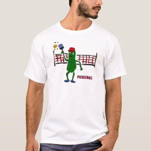 T-shirt Conserves au vinaigre drôles jouant Pickleball