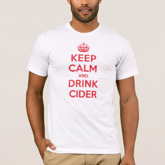 T-shirt Conservez le cidre calme de boissons