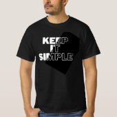 T-SHIRT CONSERVEZ-LE SIMPLE (Devant)