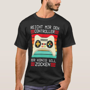 T-shirt Console de jeu Enich Mir Den Contrôleur König