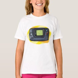 T-shirt Console de jeu portable rétro des années 90 pour j