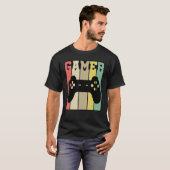 T-shirt Console de jeu vidéo graphique rétro (Devant entier)