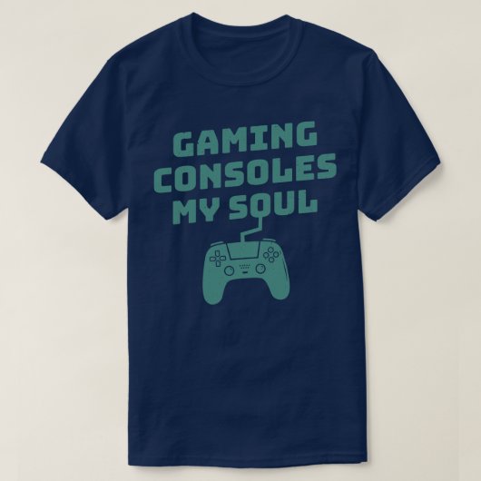 T-shirt Consoles de jeu Mon âme Drôle (Design devant)