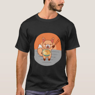 T-shirt Consommation de chats nouilles Ramen