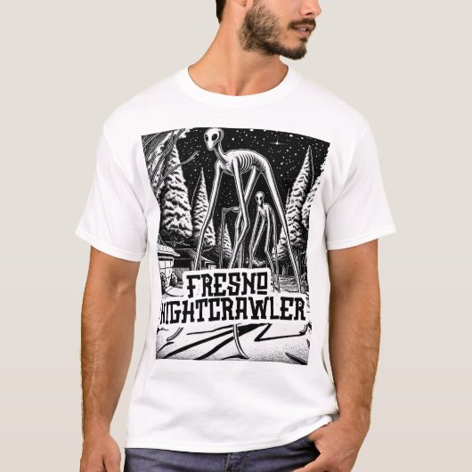 T-shirt Conspiration Cryptide - Le Nightcrawler Fresno (Devant)