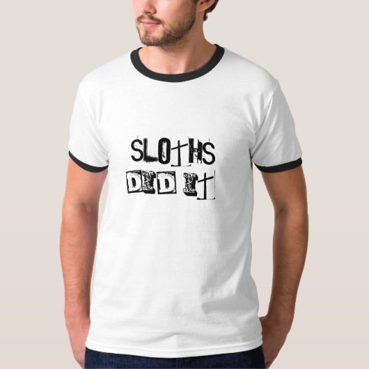 T-shirt Conspiration de paresse (Devant)