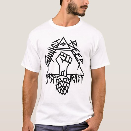 T-shirt Conspiration féministe de bière : tranchants (Devant)