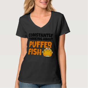 T-shirt Constamment Penser À Puffer Fish Blowfish