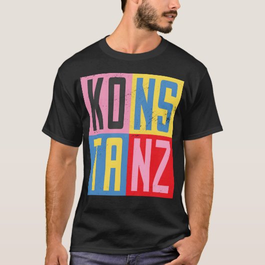 T-shirt Constance villes conception ami (Devant)