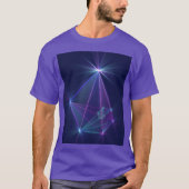 T-shirt Constellation, Art Fractal Abstrait Imaginaire (Devant)