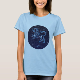 T-shirt Constellation du Lion et signe du zodiaque avec de