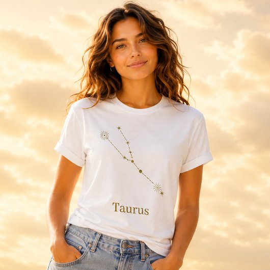 T-shirt Constellation du zodiaque Taureau