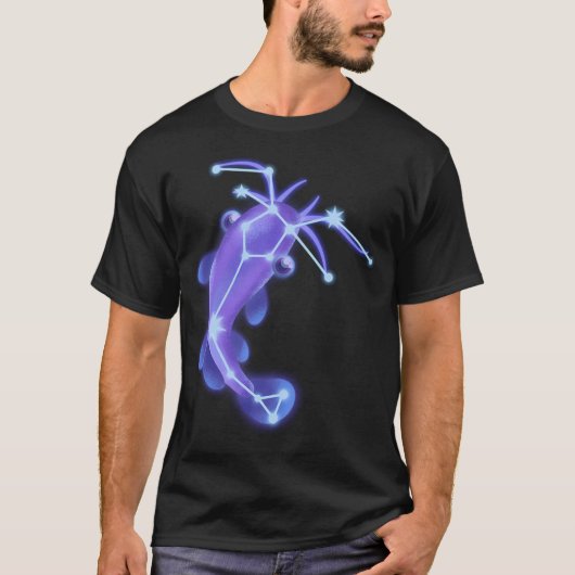 T-shirt Constellation Poisson-Chat (Devant)