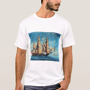 T-shirt Constitution américaine 1804 Vieux Ironsides