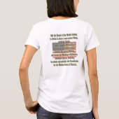 T-shirt Constitution des USA (Dos)