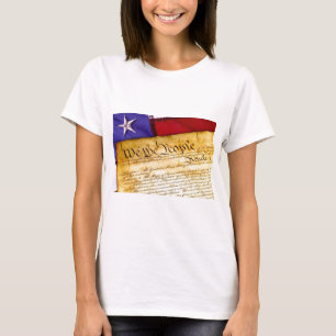 T-shirt Constitution des USA et drapeau américain