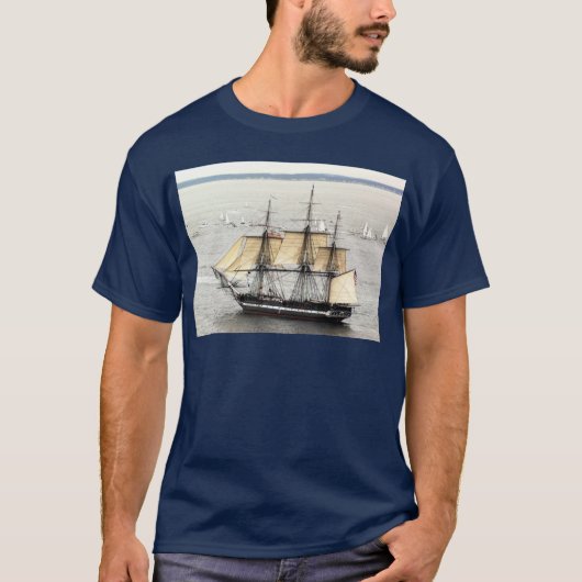 T-shirt Constitution d'USS, défilé de voile (Devant)