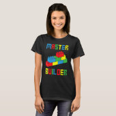 T-shirt Constructeur de briques Jouets de constructeur de (Devant entier)