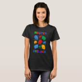 T-shirt Constructeur de briques Maître de blocs (Devant entier)