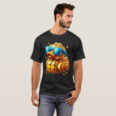 T-shirt Constructeur de canard Blocs de construction Maste (Devant entier)