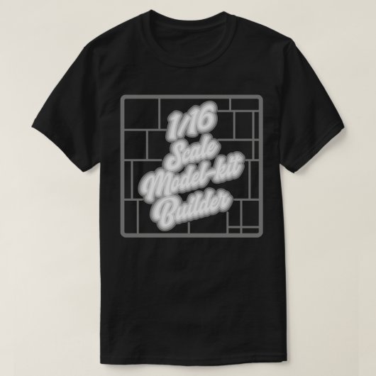T-shirt constructeur de modèles à 116 échelle (Design devant)