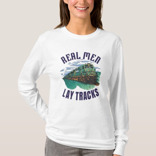 T-shirt Constructeur de voie fier (Devant)