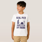 T-shirt Constructeur de voie fier (Devant entier)
