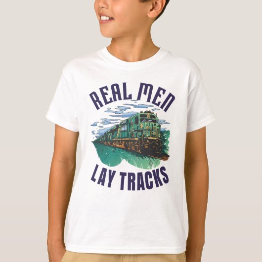 T-shirt Constructeur de voie fier (Devant)