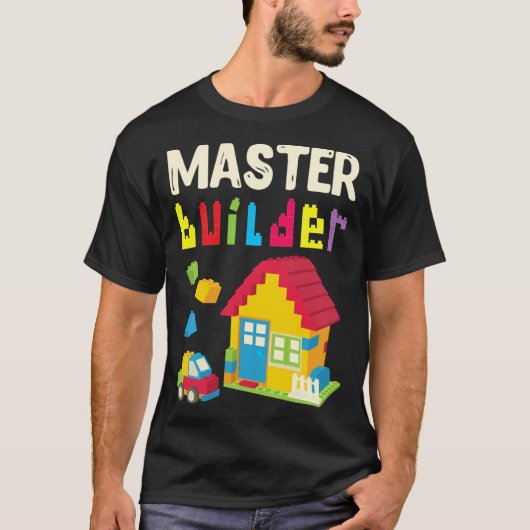 T-shirt Constructeur jouet maison architecte constructeur (Devant)