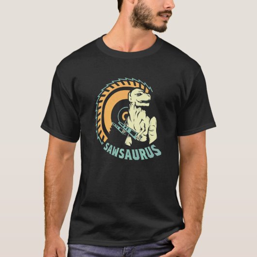 T-shirt Constructeur Sawsaurus (Devant)