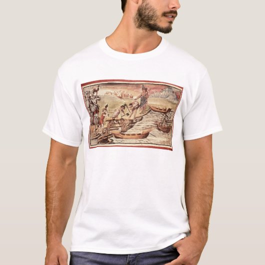 T-shirt Constructeurs de bateaux indiens mexicains (Devant)