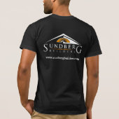 T-shirt Constructeurs de Sundberg (sur le noir) (Dos)