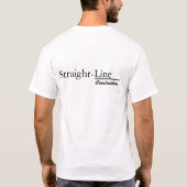T-shirt Construction à ligne directe (Dos)