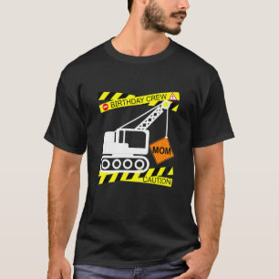 T-shirt Construction Camion Thématique Design Maman De L'