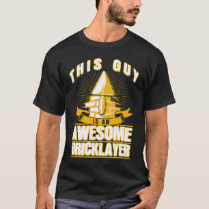 T-shirt Construction de brique ouvrier