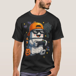T-shirt Construction de briques Boo contrôleur de jeu Hall