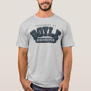 T-shirt CONSTRUCTION de DOYLE, pièce en t sportive, BLEU