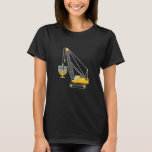 T-shirt Construction de grues pour enfants Chanukah Pyjama<br><div class="desc">Construction de grues pour enfants Chanukah Pyjamas Enfants Garçons Hanoukka</div>