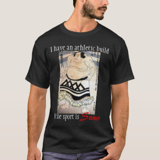 T-shirt Construction de sumo dans le noir