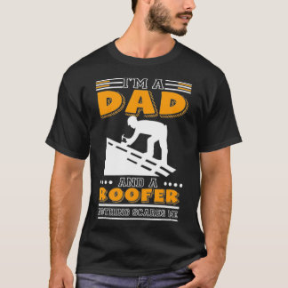 T-shirt Construction de toiture Honest Travailler Américai