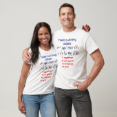 T-shirt Construction d'équipe (Unisexe)