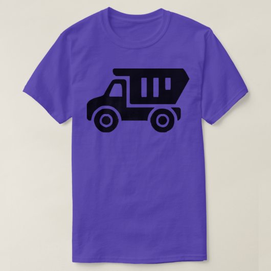 T-shirt Construction du camion de vidange (Design devant)