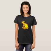 T-shirt Construction du casque et des flammes de marteau (Devant entier)