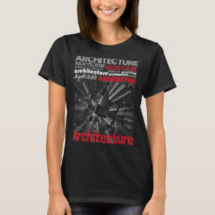 T-shirt Construction du planificateur de l'architecture
